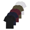 Kit 5 Camisetas Básicas P&O